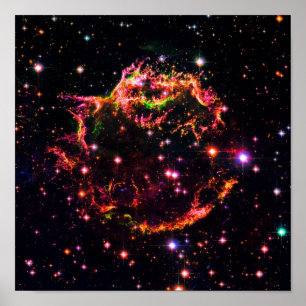 Poster Cassiopeia A Nebula Supernova Espace Restant Photo
