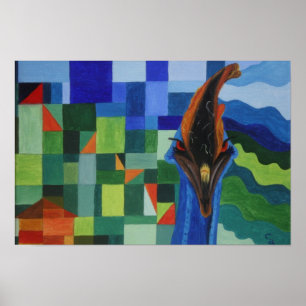 Poster Cassowary attaqué