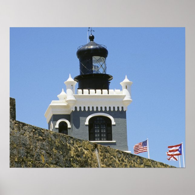 Poster Castellé gris de Fuerte San Felipe del Morro (Devant)