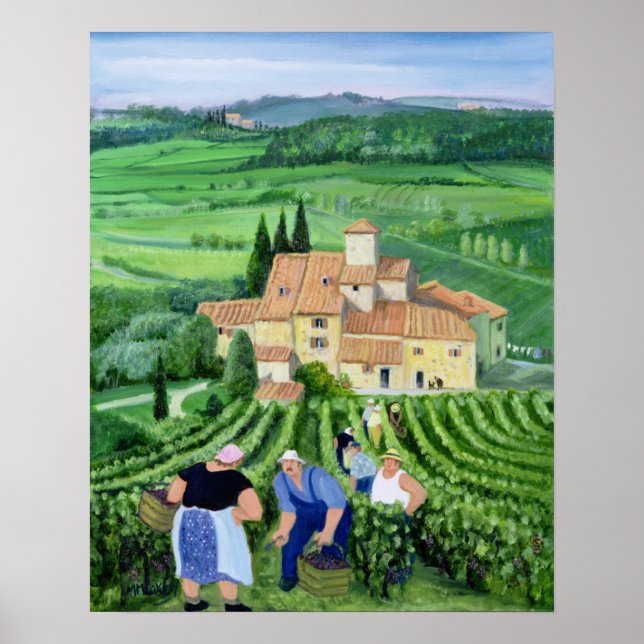 Poster Castellina-in-Chianti (Devant)