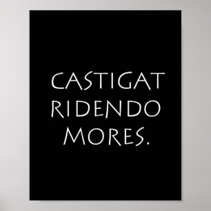Poster Castigat ridendo mores