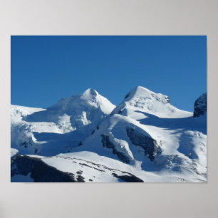 Poster Castor et Pollux Alpes suisses