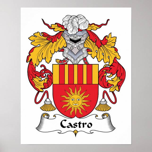 Poster Castro Family Crest (Devant)