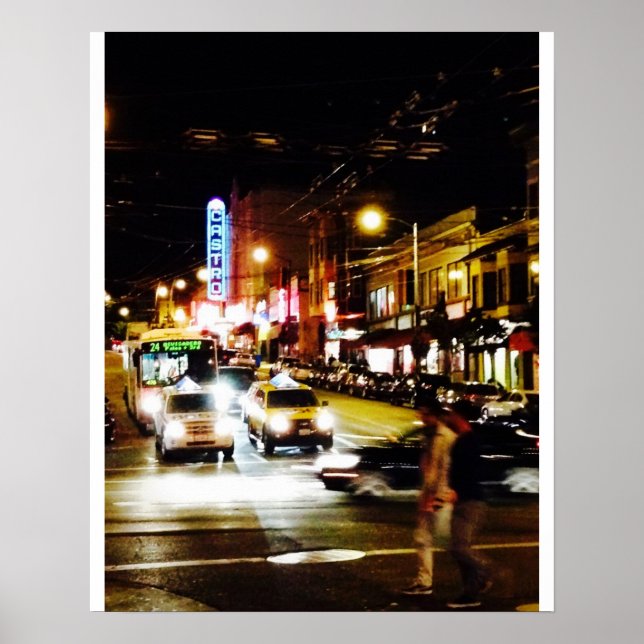 Poster Castro la nuit (Devant)