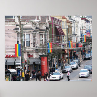 Poster Castro Street - San Francisco, Californie