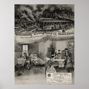 Poster Casualty Company de l'Amérique [1907]