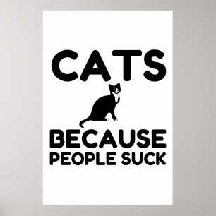 Poster Cat Because