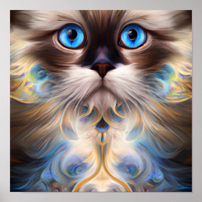 Poster CAT Caractéristiques symétriques Oeil focalisé Ple (Devant)