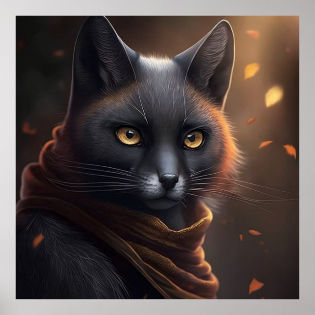 Poster Cat Gris (Front)