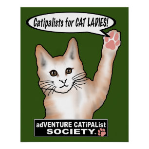 Poster Cat Ladies Cat