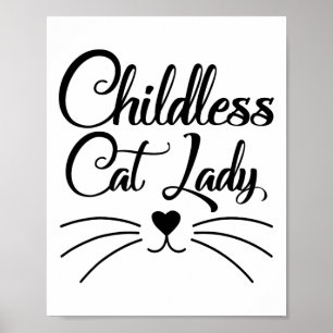 Poster Cat Lady Vote Kamala Harris Usa Election 2024
