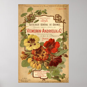 Poster Catalogue des semences de Vilmorin-Andrieux & Co.