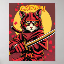 Catana le chat Ninja