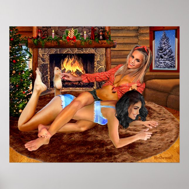 POSTER CATCH DE COWGIRLS LOG CABIN (Devant)