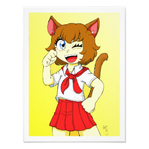 Poster Catgirl Diana
