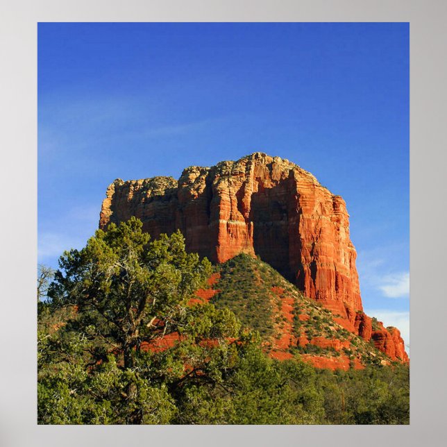 Poster Cathedral Rock, Sedona, Arizona toile Imprimer (Devant)