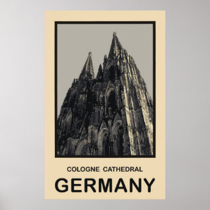 Poster Cathédrale allemande de Cologne