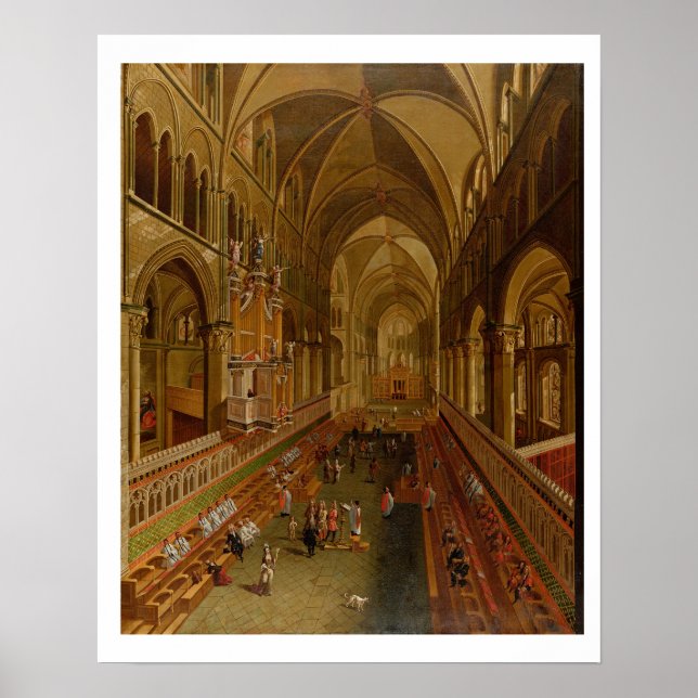 Poster Cathédrale de Canterbury, c.1675-1700 (oil (Devant)