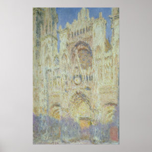 Poster Cathédrale de Claude Monet   Rouen au coucher du