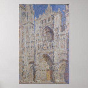 Poster Cathédrale de Claude Monet   Rouen la lumière du