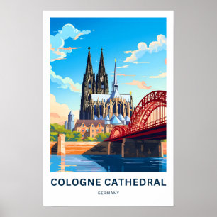 Poster Cathédrale de Cologne Allemagne Imprimer