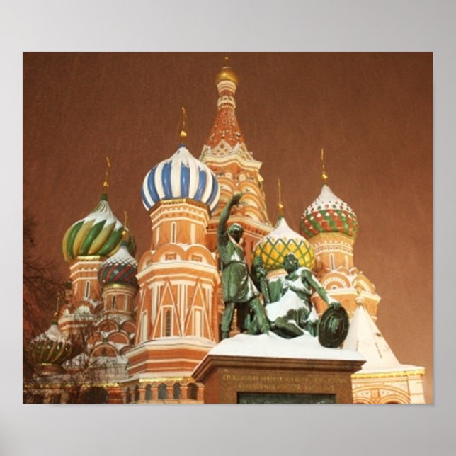Poster Cathédrale de Russie (Devant)