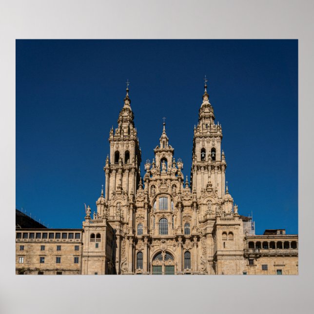 Poster Cathédrale de Saint-Jacques-de-Compostelle (Devant)