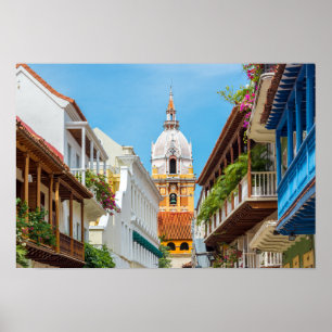 Poster Cathédrale et balcons