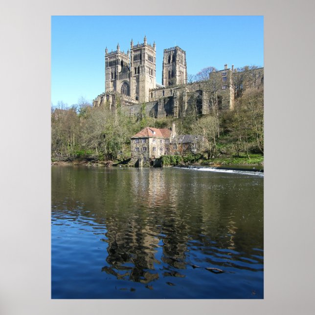 Poster Cathédrale et moulin de Durham (Devant)