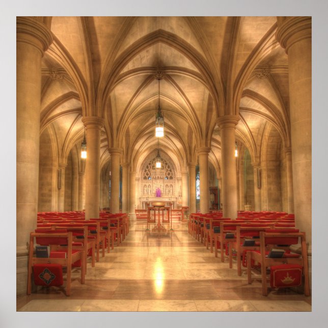 Poster Cathédrale nationale de Washington Bethlehem Chape (Devant)
