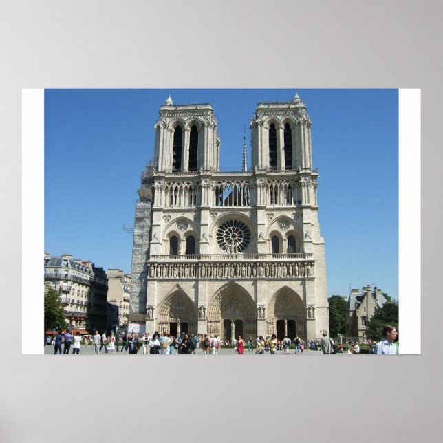 Poster Cathédrale Notre-Dame (Devant)