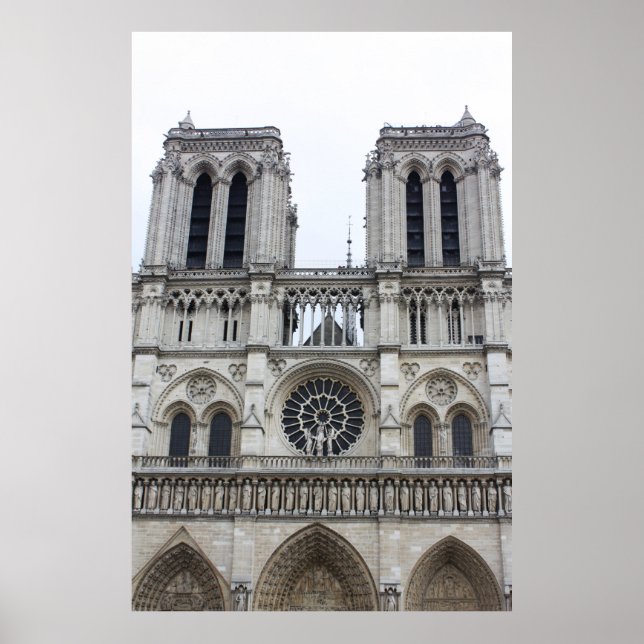 Poster Cathédrale Notre-Dame (Devant)
