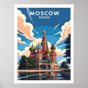 Poster Cathédrale Saint-Basile de Moscou