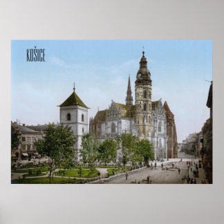 Poster Cathédrale Saint-Élisabeth de Košice
