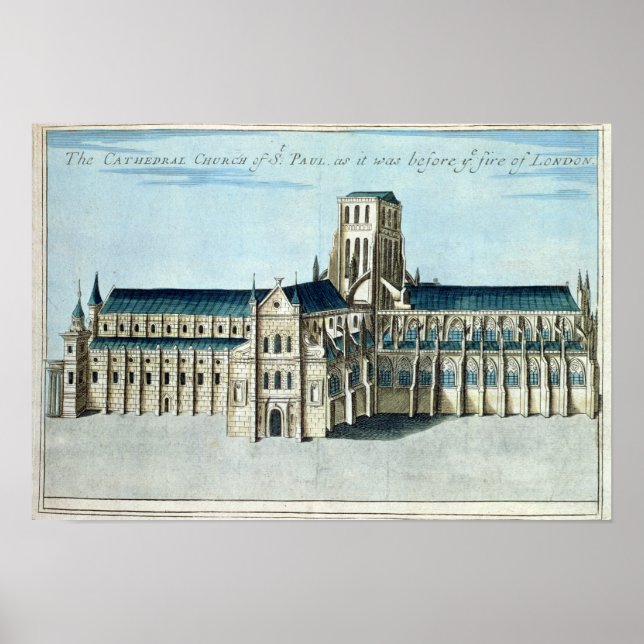 Poster Cathédrale Saint-Paul (Devant)