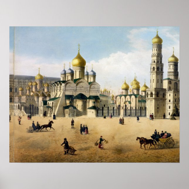 Poster Cathédrales de l'Annonciation et de l'Archange, (Devant)