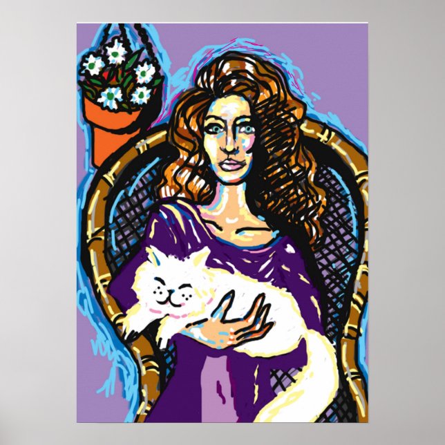 Poster catlady (Devant)