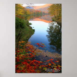 Poster Catskill Autumn Paradise Canvas Imprimer