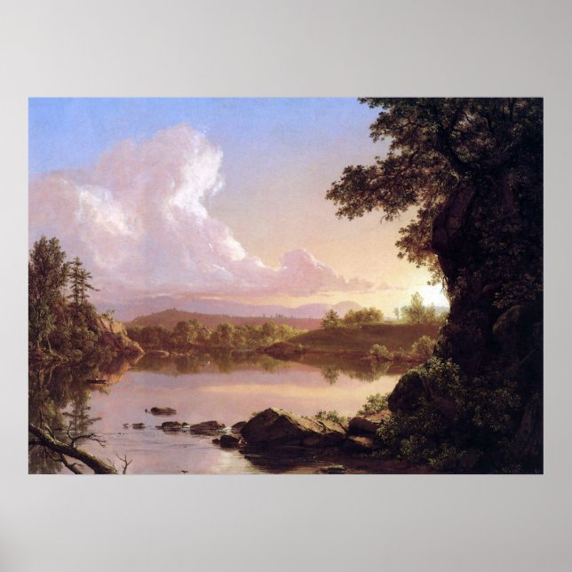 Poster Catskill Creek par Frederic Edwin Church (Devant)