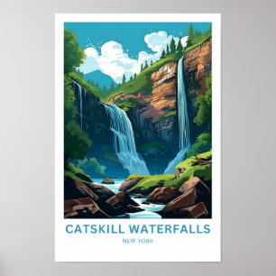 Poster Catskill Waterfalls New York