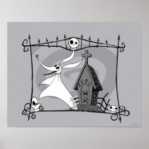 Poster Cauchemar avant Noël   Zéro dans le cimetière