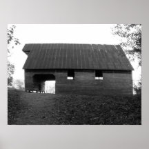 Caughron Grange, Cades Cove, b&w
