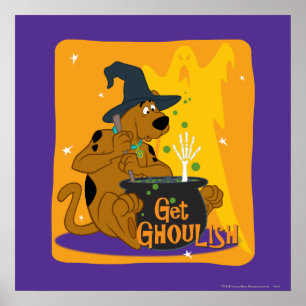 Poster Cauldron de sorcière Scooby-Doo
