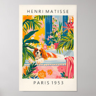 Poster Cavalier King Charles Spaniel Art Imprimer, Bat dr