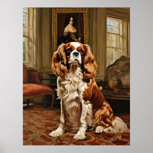 Poster Cavalier King Charles Spaniel - Chien Art Imprimer