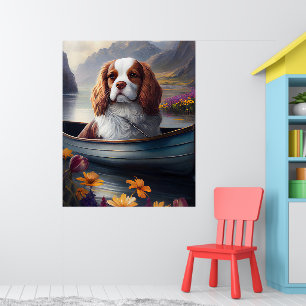 Poster Cavalier King sur une rame : une aventure Pittores