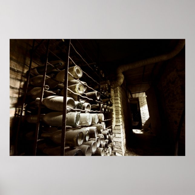 Poster Cave à vin abandonnée (Devant)
