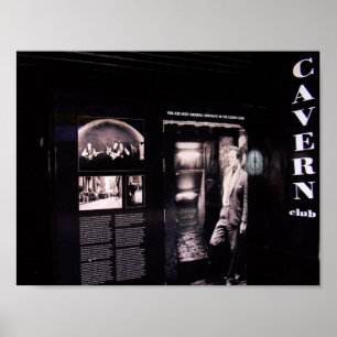 Poster Cavern Club Entrée Originale, Liverpool, Royaume-U