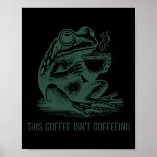 Poster Ce café ne fait pas rire addict à la caféine