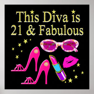 POSTER CE DIVA A 21 ANS ET UN DESIGN FABULEUX